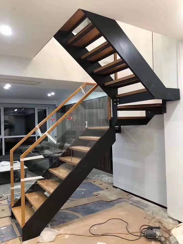 Stairs Steel Railing | Foot Railing | Steel work | Welding 6