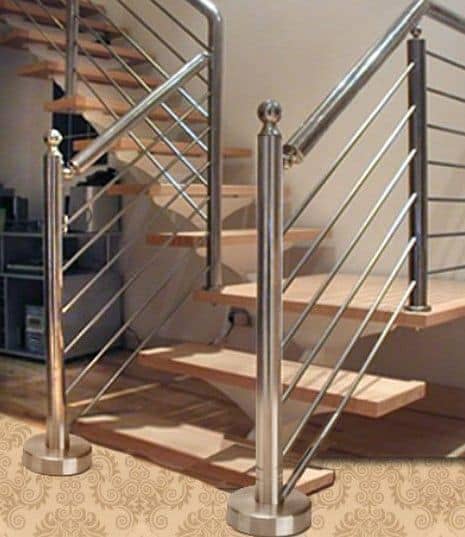 Stairs Steel Railing | Foot Railing | Steel work | Welding 8