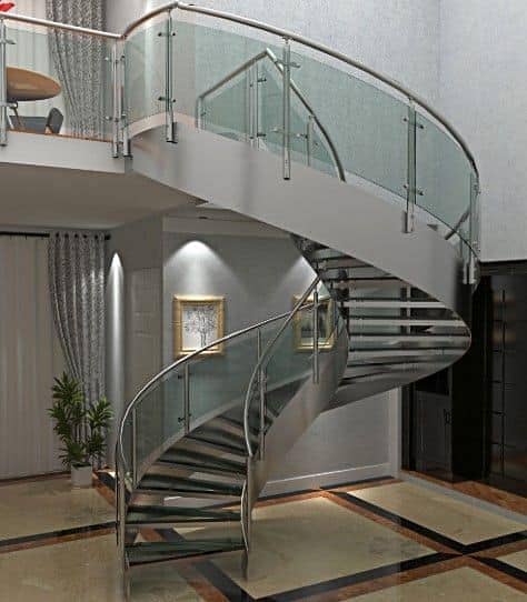 Stairs Steel Railing | Foot Railing | Steel work | Welding 9