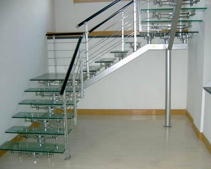 Stairs Steel Railing | Foot Railing | Steel work | Welding 13