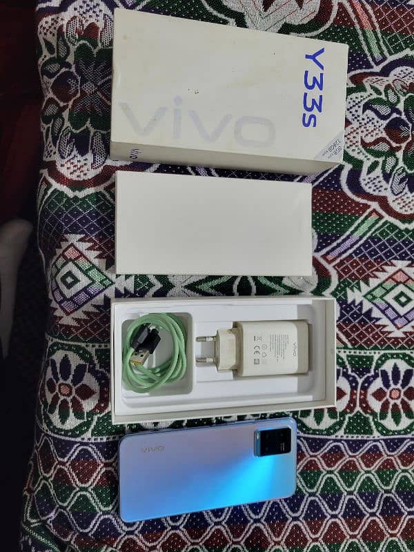 Vivo Y33s . . 8/128gb Full box. .  Fresh Condition.  Urgent Sale 19