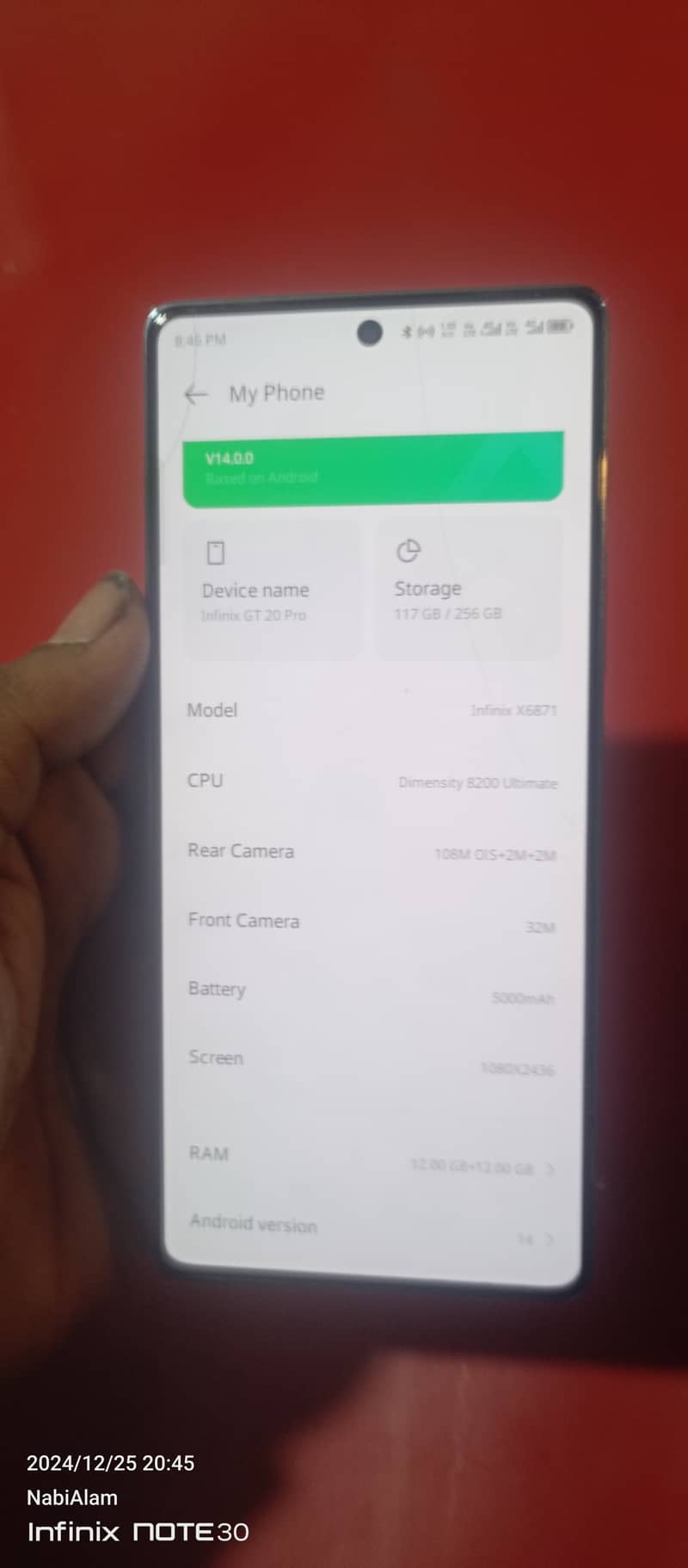 Infinix gt20 pro urgent sell 2