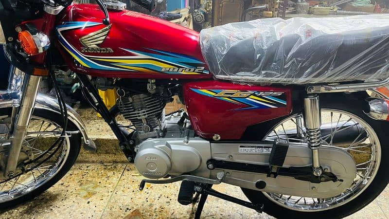 Honda 125 CG 2018 model for urgent sale 1