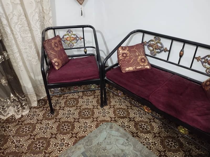 Iron sofa set with nine seater 2