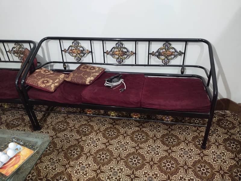 Iron sofa set with nine seater 3