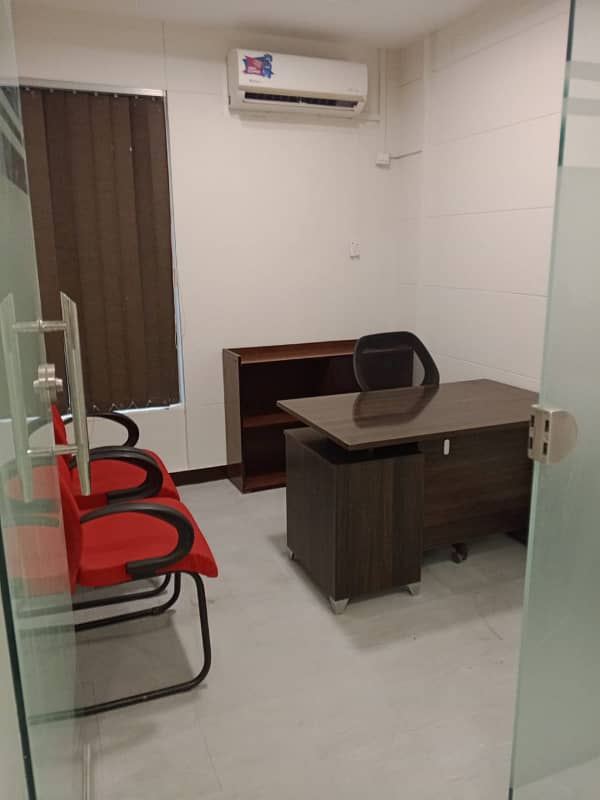 furnish office for rent johar town for call center software house or any company setup luxry office 4