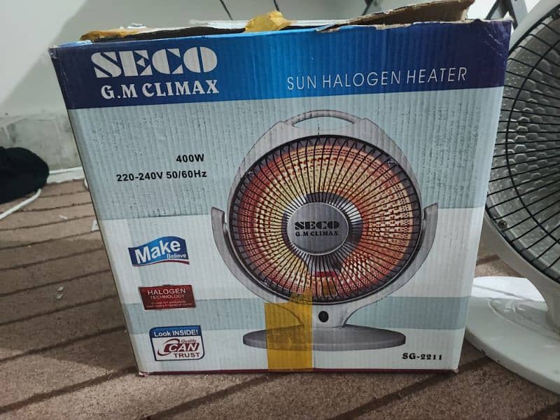 Seco Electric Heater - 200 & 400 watts - just like new 0