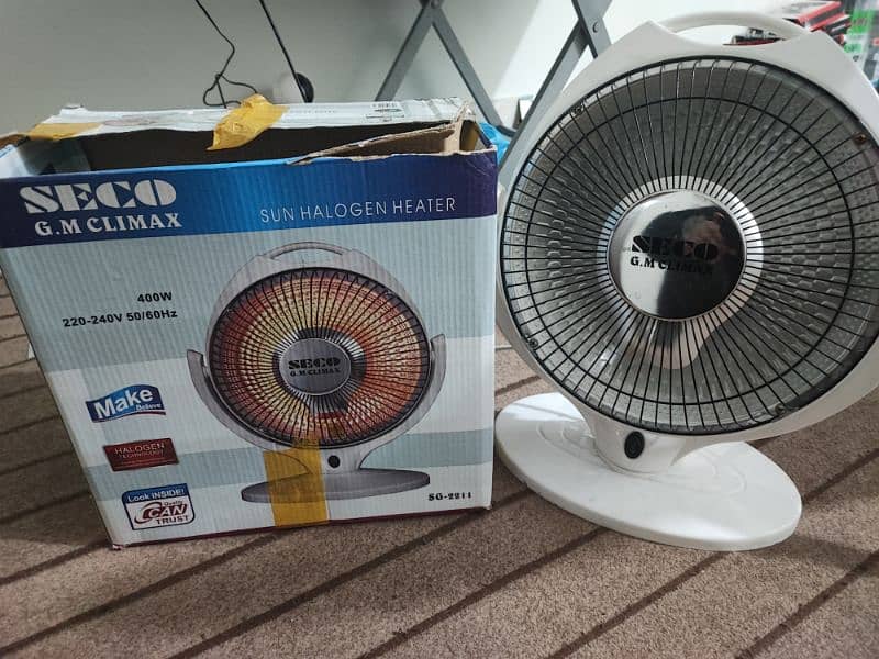 Seco Electric Heater - 200 & 400 watts - just like new 1