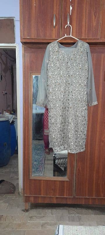 chiffon embrioded dress for SALE 1