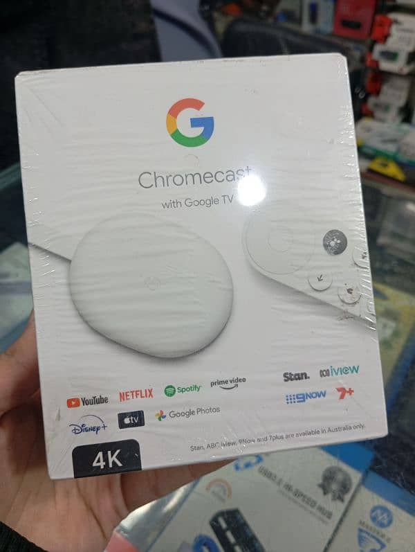 Google chrome cast 4k brand new 0