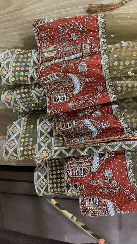 Mehndi Bridal Dress 3