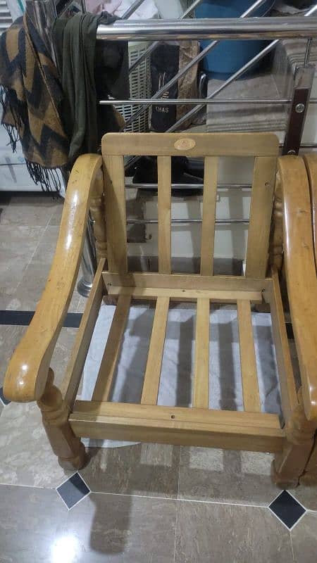 5 seater wooden sofa 1