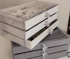 3 layered aclyric jewelry box