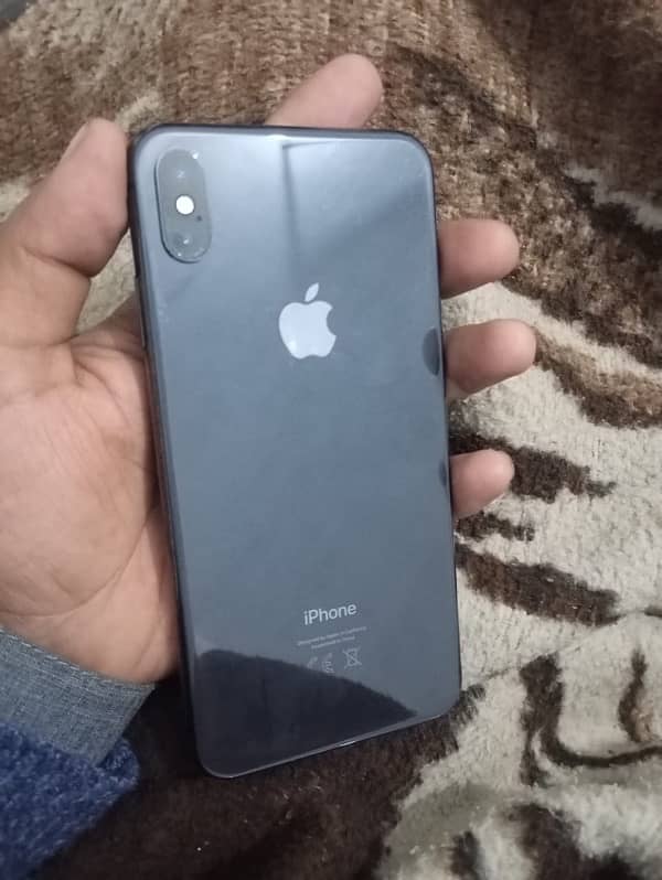 Aoa bhai Xs max 256 gb pta official approved 10 by 9  with box 0