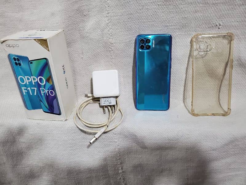 Oppo F17pro full box no open 8/128gb for sell no fault 3