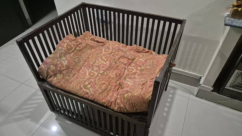 Wooden Baby cot 1