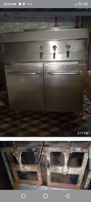 fryer counter 2