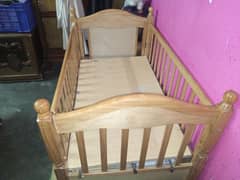 Baby Coat Bed Hard Wood Wooden Bed with wardrobe