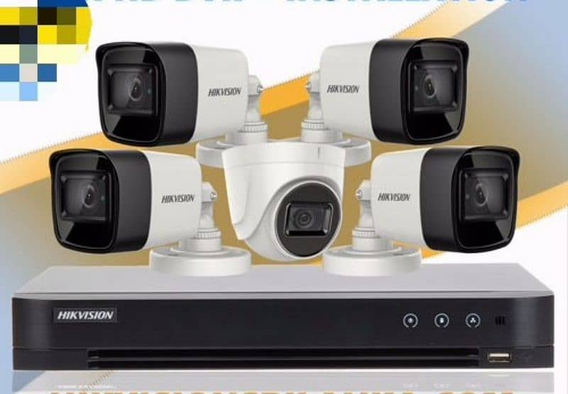 Hikvision Cctv security cameras with installation 03316649539 0