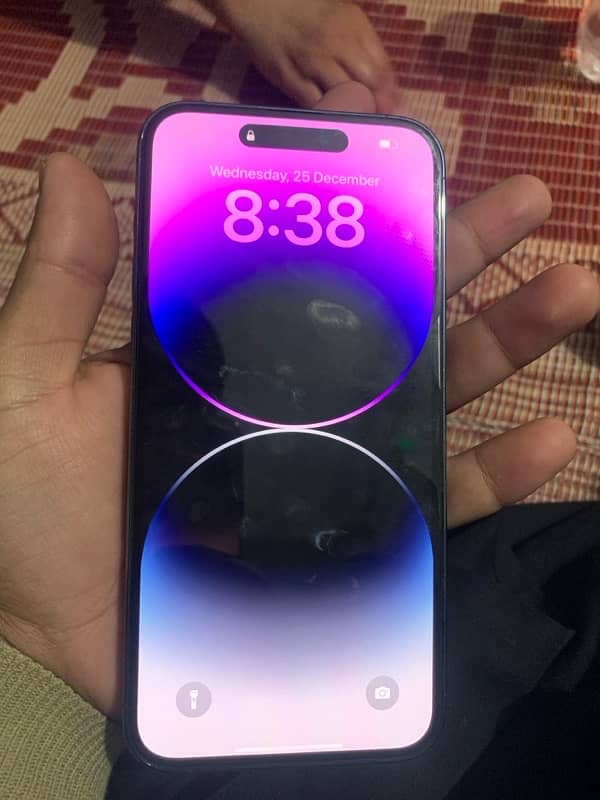 I phone 14 pro maxx jv sim locked 128gb 0