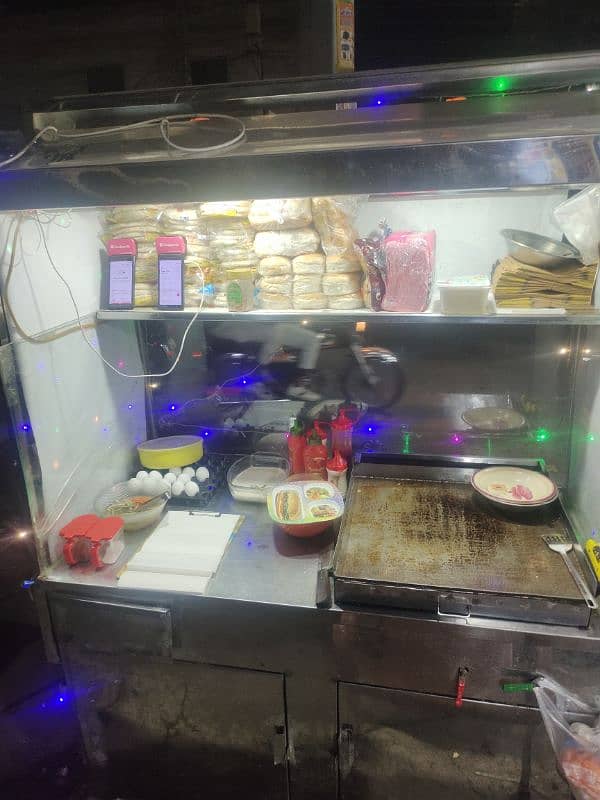 Burgers . shawarma konter for sale 5