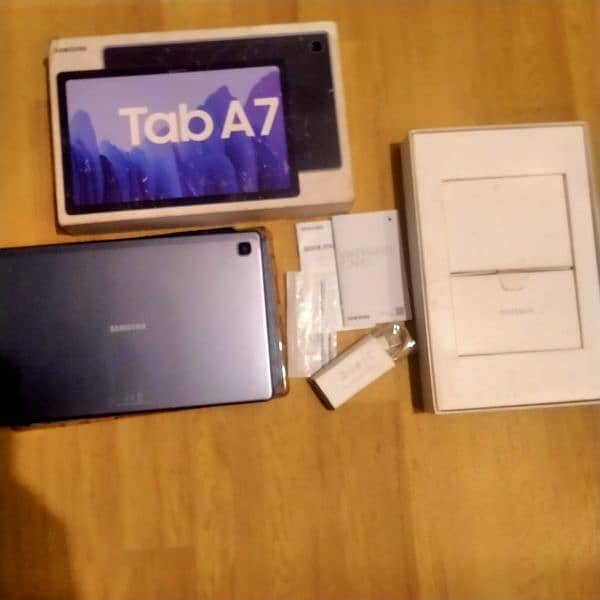 Samsung Tab A7 Complete box PTA OFFICIAL APPROVED 3/32 18