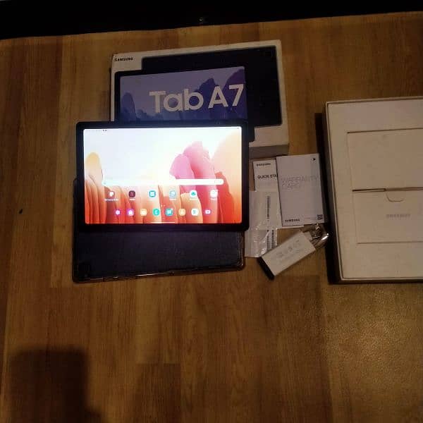 Samsung Tab A7 Complete box PTA OFFICIAL APPROVED 3/32 19