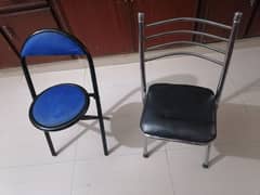 2 Folding chairs for sale