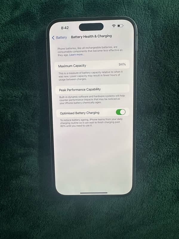 Iphone 14 Pro Max PTA approved 94% Battery health 0