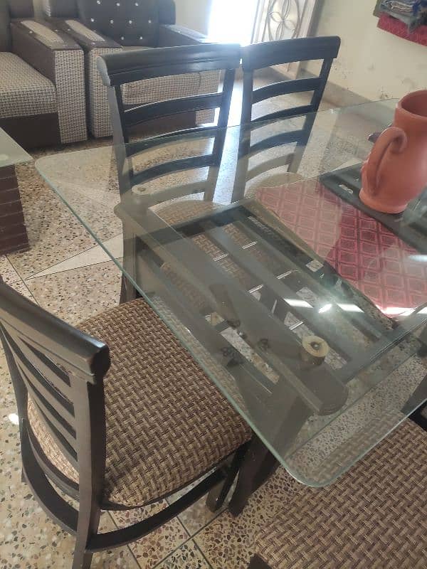 Used 6 chair Dining Table at an Affordable Price 1