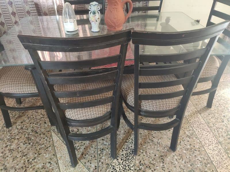 Used 6 chair Dining Table at an Affordable Price 3