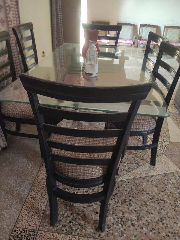 Used 6 chair Dining Table at an Affordable Price 4