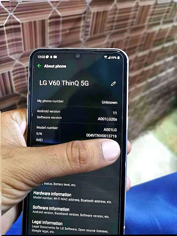 LG v60 thing gaming phone 6