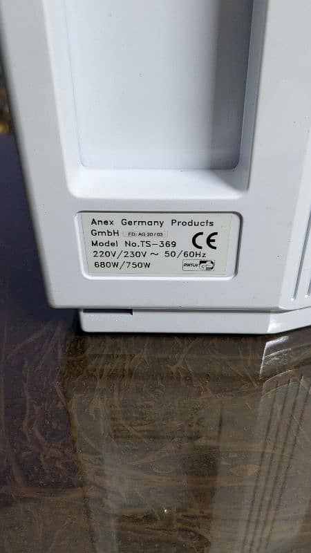 Anex 2 slice toaster brand new made in Germany 6