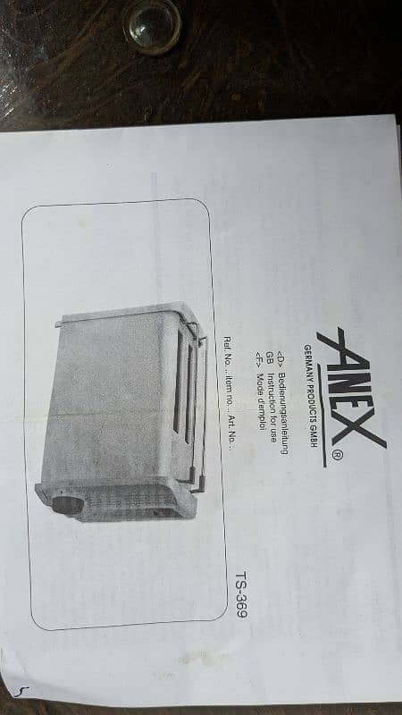 Anex 2 slice toaster brand new made in Germany 7