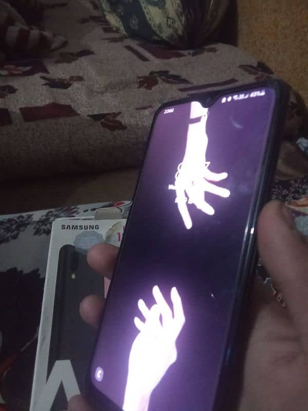 samsung a10s good condition not open no report with box w 2