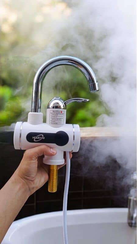 Smart Instant Geyser Electric Tap with Digital Display And Shower Head 6