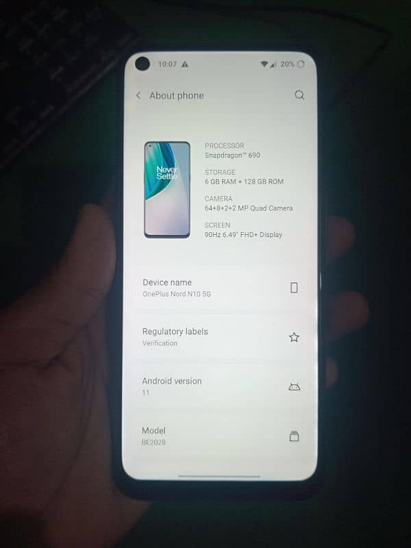 One Plus N 10 6/128Gb For Sale 0