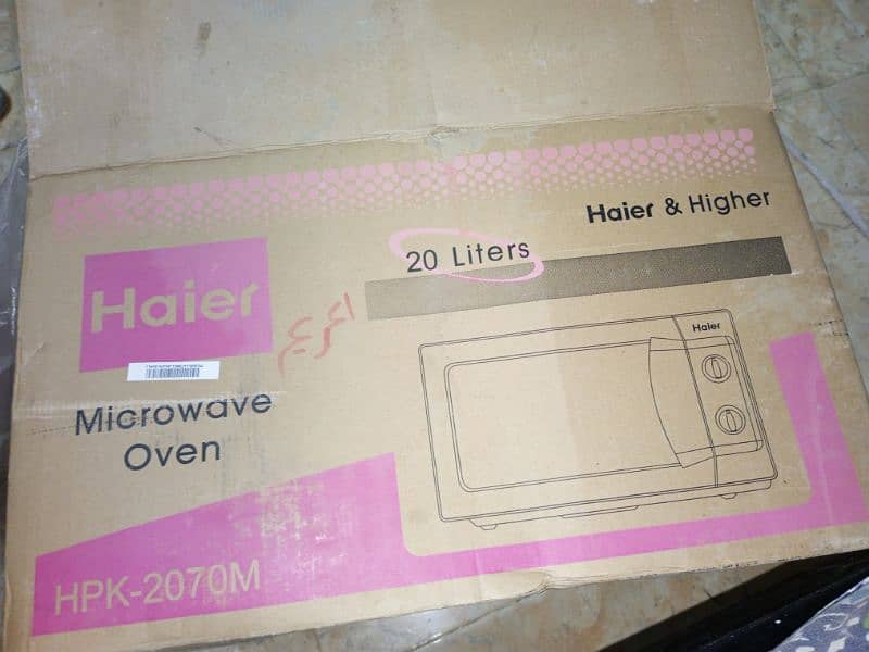 microwave Haier 20 liter unused 11