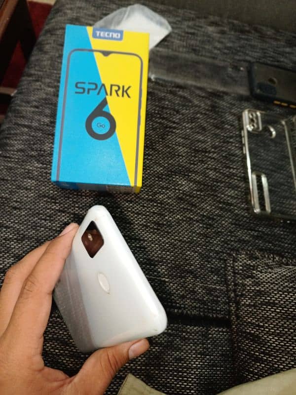 Tecno spark 6 go with box 5