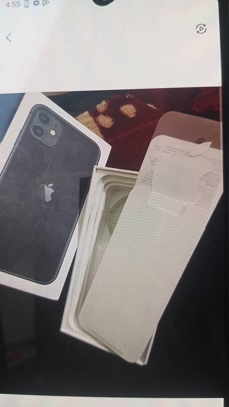 iphone 11 pta official approved with orignal box & charger 0