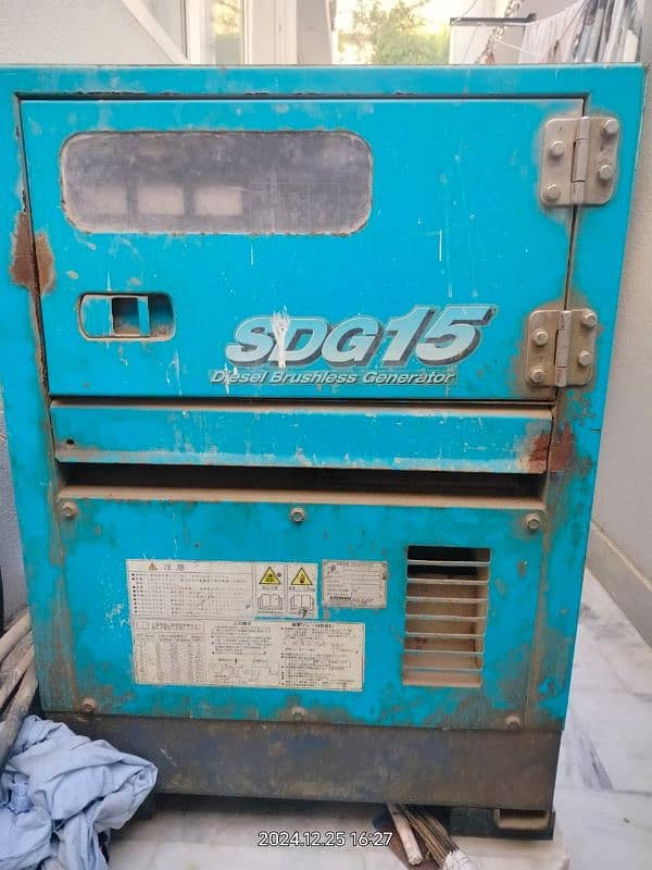 Air man 12.50 kva Original engine japnese 7