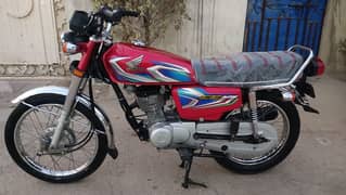 CG Honda 125 2022 Karachi num 10/10 geniun