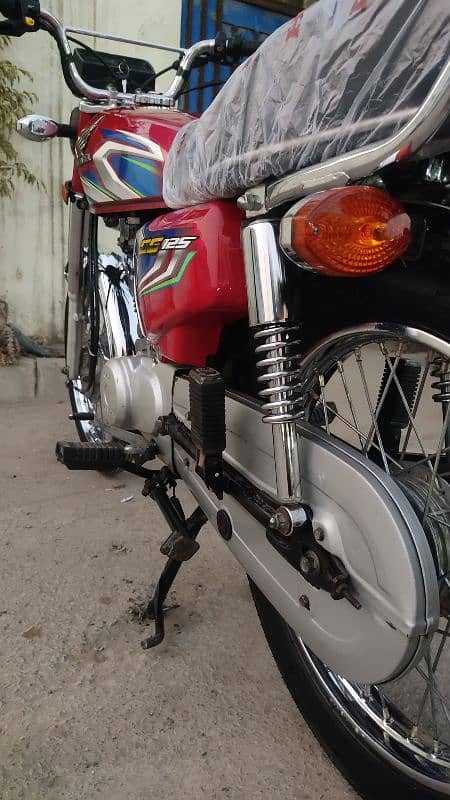 CG Honda 125 2022 Karachi num 10/10 geniun 7