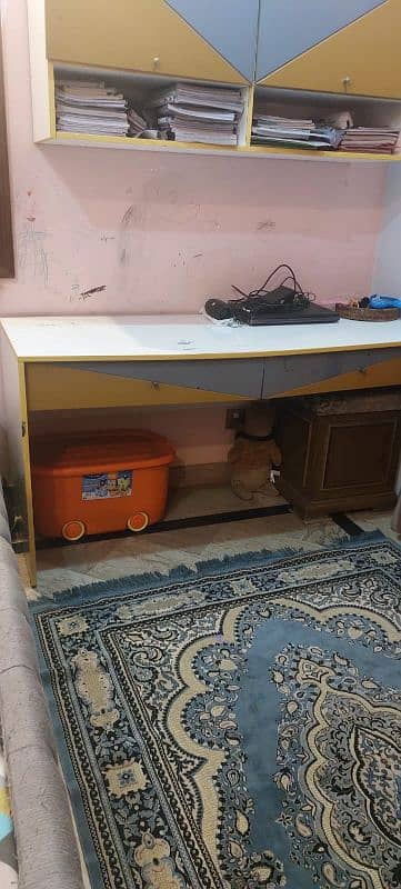 study table set with cabinet 3