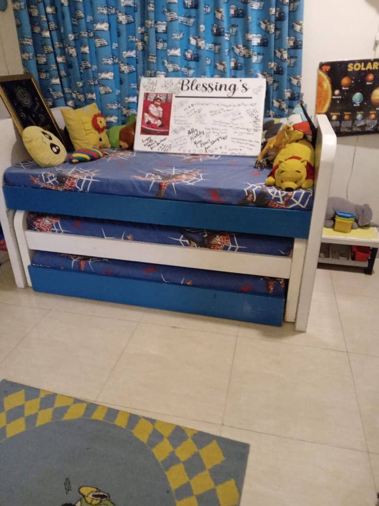 FOR SALE Tripple Bed Sale For KIDS. IMPORTED FROM UAE 10/10 CONDITION 1