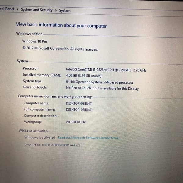 Asus laptop full ok condition 6