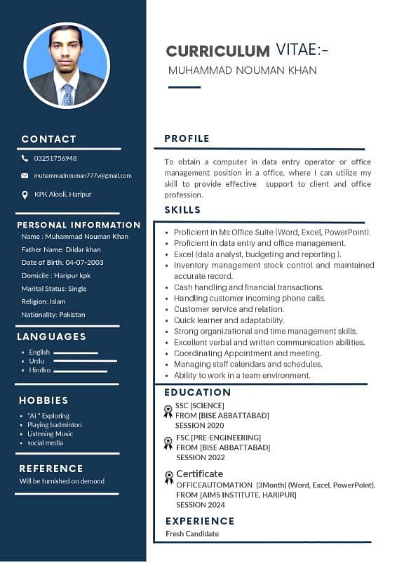 I m professional cv maker 3