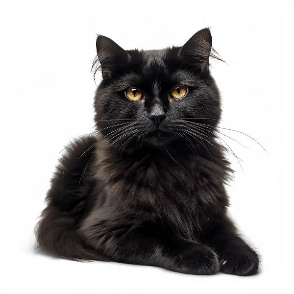 Persian Black Cat 3