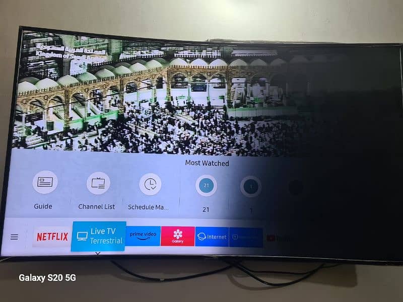 Samsung curved 55 inch Qled original 1